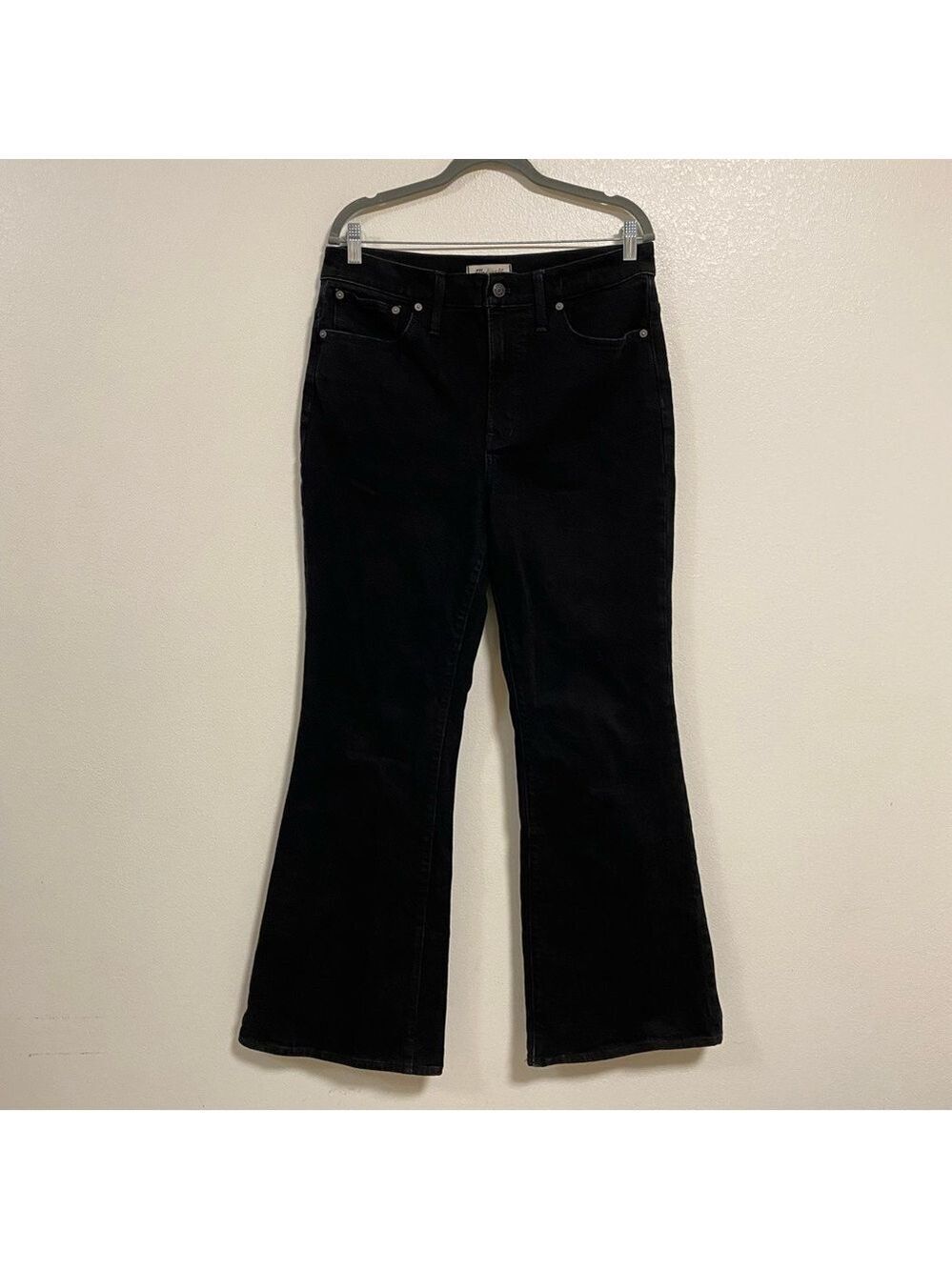Madewell Jeans Womens size 30/ 8 US Black the Perfect Vintage Flare Jeans
